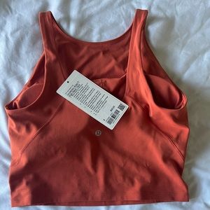 Lululemon High Neck Align Tank SIZE 8 in Canyon Orange